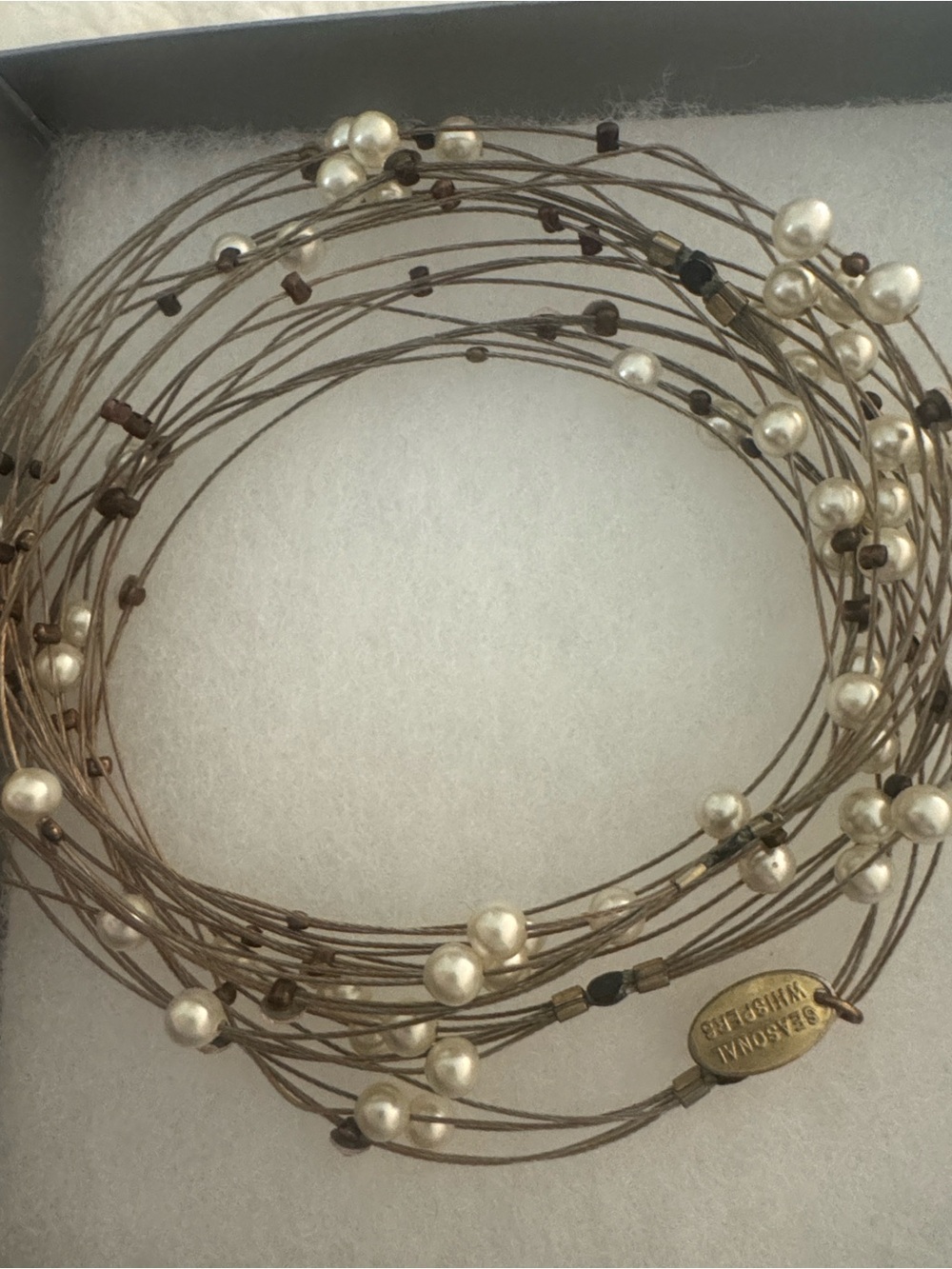 Seasonal Whispers nested bracelets